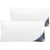 AM Qualitätsmatratzen DormiGood Premium Mikrofaser Kissen 40 x 80 cm Weiß