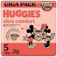 Huggies Ultra Comfort Windeln, Größe 5 (11-25 kg), 126 Windeln, Gigapack