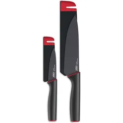 Slice&sharpen Cutter- und Chefmesser mit Spitzer 2 St.