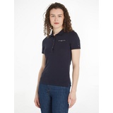 Tommy Hilfiger Poloshirt »SLIM MINI CORP LOGO POLO SS«, Gr. XXXL (46), Desert_Sky, , 67453437-XXXL