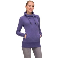 Ragwear Sweater Sweat NESKA mit extra breiten Rippbündchen blau XS (34)