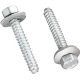 guttagliss Schrauben V2A für Metall 6,3 mm x 50 mm 100 Stück