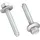 guttagliss Schrauben V2A für Metall 6,3 mm x 50 mm 100 Stück