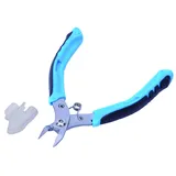 Kunzer 7ES01 Elektroniker-Seitenschneider - 10mm Schneide, kompakte Ausführung bei wenig Platz, Handhabung leichtgängig