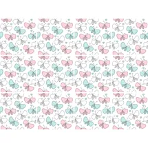 Queence Fliesenaufkleber Schmetterlinge 12er Set 15cm x 15cm