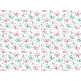 Queence Fliesenaufkleber Schmetterlinge 12er Set 15cm x 15cm