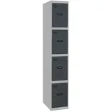 SimonRack Spind Schrank, Metallschrank, Schließfachschrank, Schloss, 1800x300x500 mm  - Simonlocker