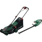 Bosch Rotak 18V2-38 (ohne Akku) + Bosch EasyHedgeCut 18-45 Li (ohne Akku)