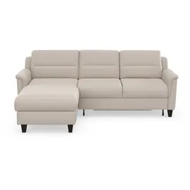 sit&more Ecksofa SIT & MORE "Farö L-Form", grau (elephant), B:234cm H:90cm T:168cm, Sofas, Ecksofa, inklusive Federkern, wahlweise mit Bettfunktion und Bettkasten