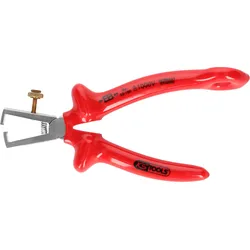 KS Tools 1000V Abisolierzange mit Sicherungsöse für Sicherheitsleine - 117.2202