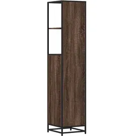 vidaXL Badschrank Braun Eichen-Optik 35x37,5x166 cm Holzwerkstoff