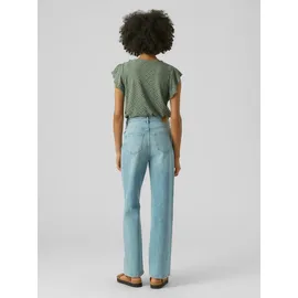 Vero Moda Vmtassa Sl Frill Top Noos Grün L