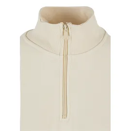 URBAN CLASSICS Light Terry Halbzippullover White Sand S