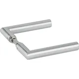 Hermat Glastürdrückerpaar 1802 BASIC 02 VA Gehrungsform 4-KT.8mm HERMAT