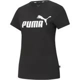 Puma Essentials Logo T-Shirt Damen 01 black XS