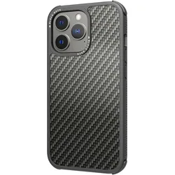 217033 Robust Real Carbon Cover für Apple iPhone 13 Pro  (Schwarz)