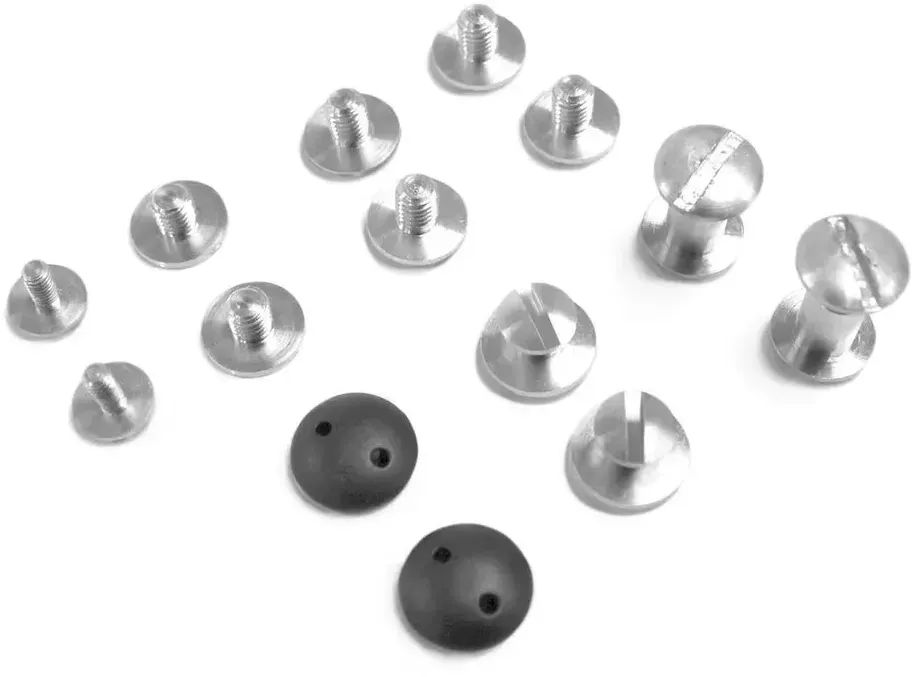 Leatt Pockets Schraubenset 18 Einheiten - Silver - One Size