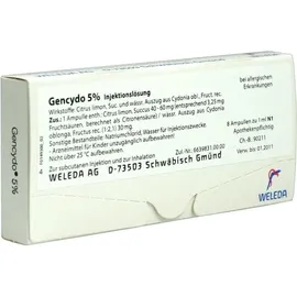 Weleda Gencydo 5% Injektionslösung