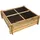 habitat garten Gemüsebeet-quadrat Aroma 100 x 100 x 30 cm Hellbraun