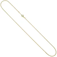 Schmuck Krone Goldkette 1,6mm Ankerkette aus 333 Gelbgold, 45cm, Gold 333 goldfarben