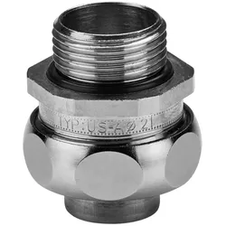 100St. Flexa US-M, AD17-M16 Metallverschraubung gerade, Außengewinde