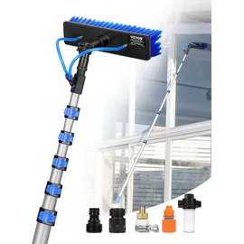 Vevor Waschbürste Teleskop 11 m Blau