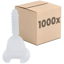 Dalsys Fliesen Nivelliersystem 2mm 1000x Gewindelaschen für Ebenmäßige Fugen