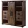 Massivmoebel24 Highboard 142 x 147 x 45 cm Braun