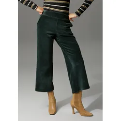 Cordhose, in trendiger Culotte-Form, Gr. 40 - N-Gr, tannengrün, , 67066156-40 N-Gr