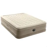 Intex Queen Ultra-Plüsch-Luftbett mit Fiber-Tech RP, aufgeblasene Größe: 152 cm