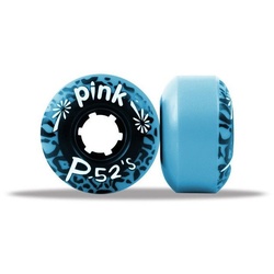 Pink Skateboard Rollen 52's Blau 99A 52mm