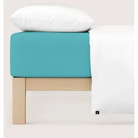 schlafgut Premium Baumwolle 120 x 200 - 130 x 220 cm petrol mid