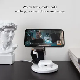 SBS TEWIRMAG3IN1, Drinnen, USB, Kabelloses Aufladen, Weiß