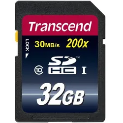 Transcend SDHC              32GB Class 10