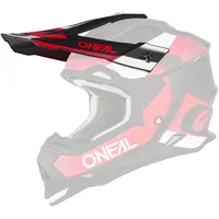 O'Neal Oneal 2Series Spyde Helmschirm, schwarz-rot für Männer