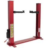 Für 1/14 1/10 1/8 1/6 RC Auto Zwei-Säulen-Hebebühne Garage Szenen Automatische Hebebühne Dual Motor Gantry Serie RC Zubehör(Red)