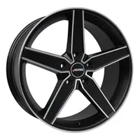Autec Delano 7,5 x 17 5 x 108 ET45 Schwarz matt poliert
