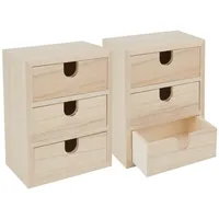 VBS Mini-Schränkchen 14,5 x 11,5 x 7 cm 2-tlg.