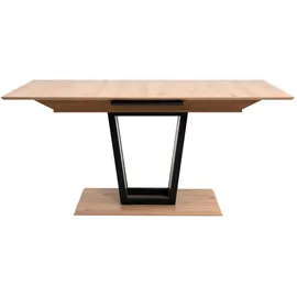 Finori Soria 80A Auszugstisch, 160-200x76 90 cm / schwarz / Braun