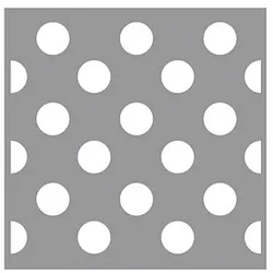 Rayher Dekor-Schablone Polka Dots grau