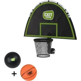 EXIT TOYS Mini-Basketballkorb Schwarz