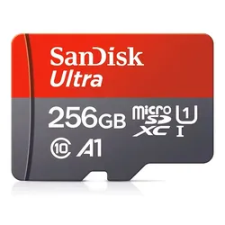 SanDisk SDXC Ultra Speicherkarte Micro SDXC 256 GB Class 10 A1 U1