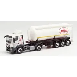 HERPA 312936 1:87 MAN TGS LX Silo-Sattelzug „Zentis“