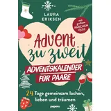 Advent zu zweit – der Adventskalender für Paare: 24 Tage gemeinsam lachen, lieben und träumen