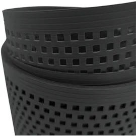 zaunzu® Sichtschutzstreifen 50 m x 19 cm grau Kunststoff