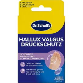 SCHOLL Druckschutzpflaster für Hallux Valgus 5 Stück,