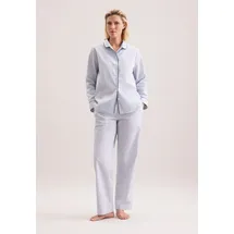 Seidensticker Pyjama Gestreift Blau XXL