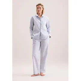 Seidensticker Pyjama Gestreift Blau XXL
