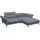 flexlux Ecksofa Salino, Funktionssofa mit Recamiere, Relaxsofa, Ecksofa, Sofa mit Arm- und Kopfteil-Verstellungen, Kaltschaum & Stahl-Wellen blau