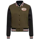 Queen Kerosin Collegejacke Unisex Grün XL